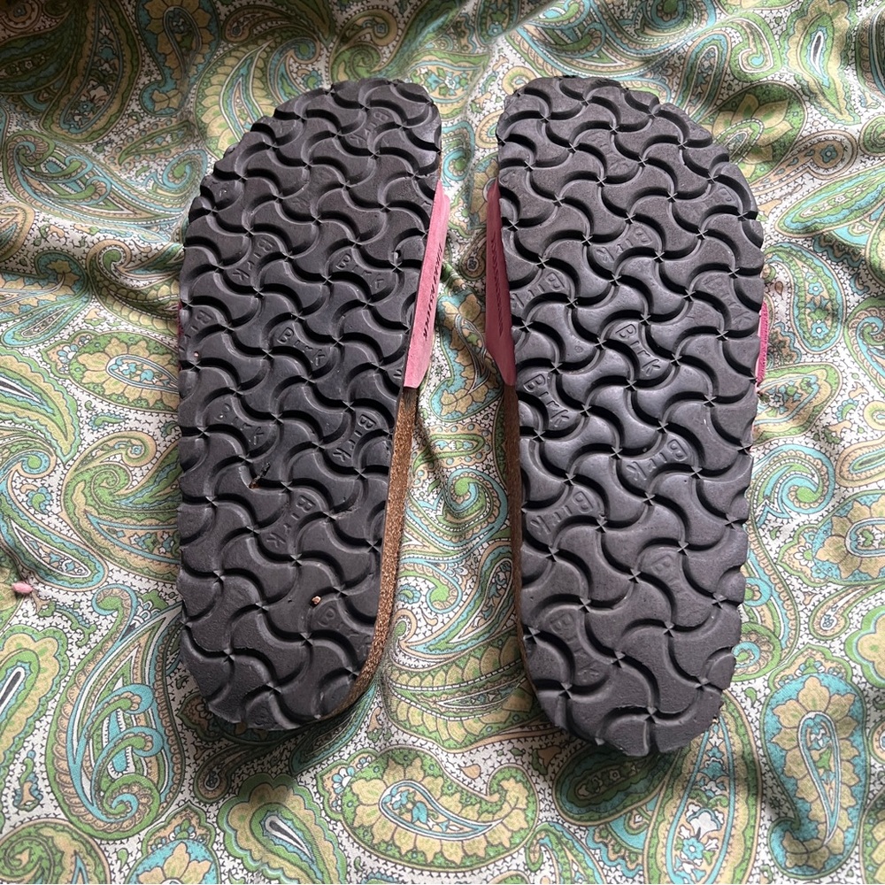 Birkenstock Madrid Big Buckle Pink Slide Sandals 37/ 6-6.5 - Picture 6 of 11
